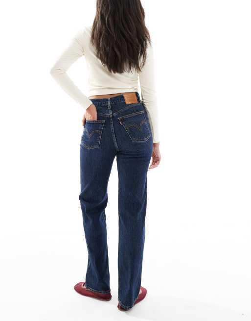 Levi's - Mørkvaskede jeans med lige ben , 3 af 5