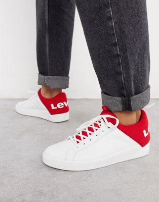 Levi's - Mullet - Sneakers in rood | ASOS