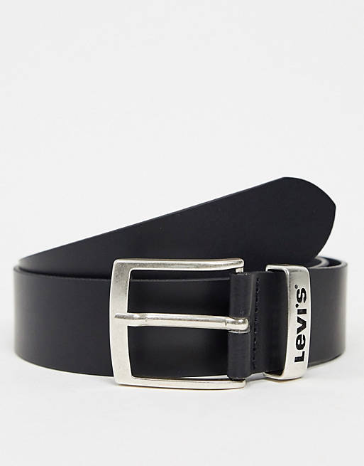 Levi's new ashland leather belt in black