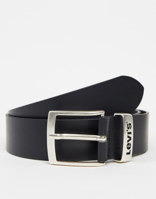 Levi's new ashland leather belt in black