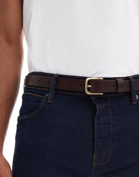 Levi's – New – Brun, smalt läderskärp - view 1