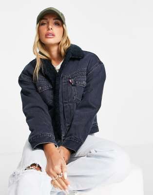 Dad sherpa trucker on sale jacket