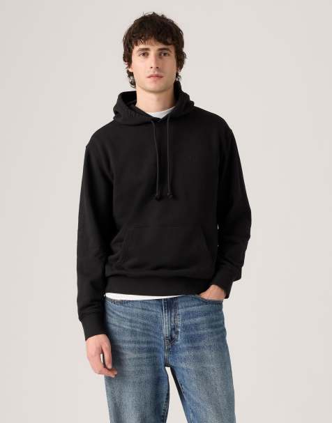 Levi's New original housemark felpa con cappuccio nera - view 1