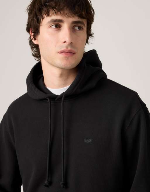 Levi's New original housemark hoodie in black, 3 of 4