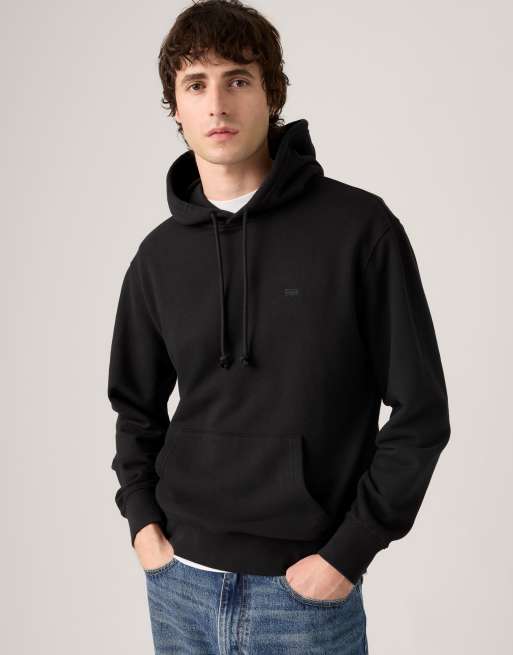 Levi's New original housemark hoodie in black, 4 of 4