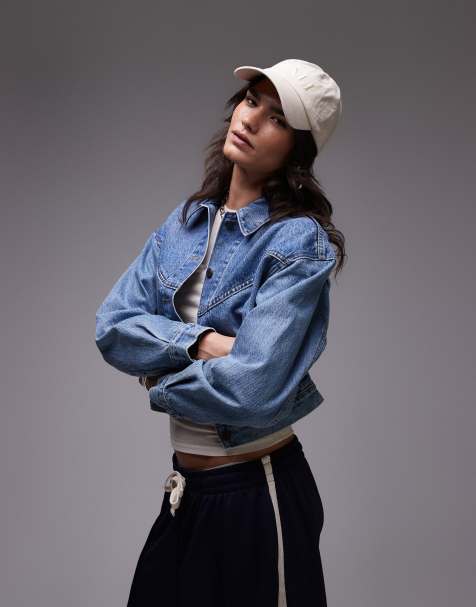 Levi's – Niebieska krótka kurtka jeansowa w kowbojskim stylu lat 90. - view 1