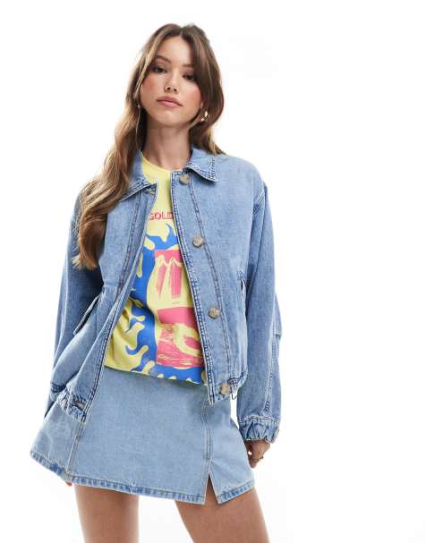 Levi's – Niebieska kurtka jeansowa w stylu utility - view 1