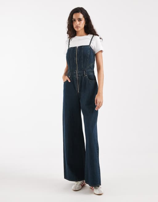 Levi's – Niebieski kombinezon z ozdobnymi szwami, 2 z 4