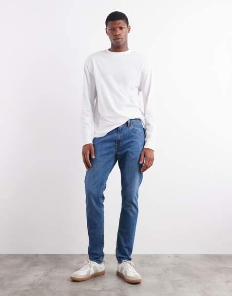 Levi's – Niebieskie dopasowane jeansy 512 ze zwężanymi nogawkami - view 1