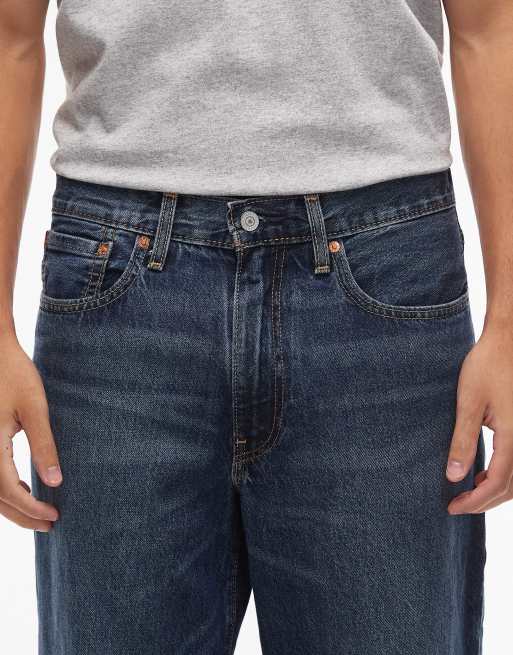 Levi's – Niebieskie jeansy baggy 578 , 4 z 5
