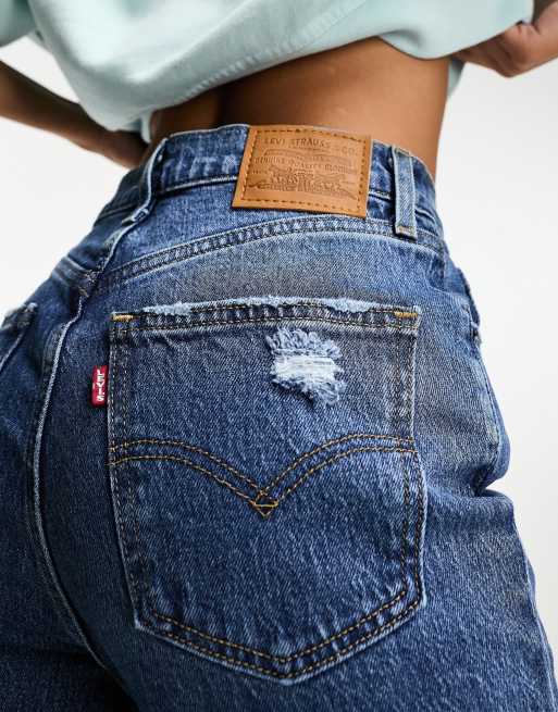 Levi's – Niebieskie jeansy dzwony z podwyższonym stanem w stylu lat 70., 2 z 5