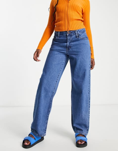 Levi's – Niebieskie luźne jeansy o kroju dad - view 1