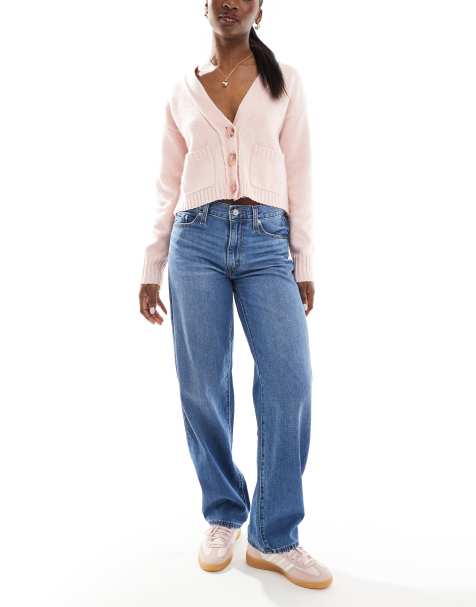 Levi's – Niebieskie luźne jeansy o kroju dad - view 1