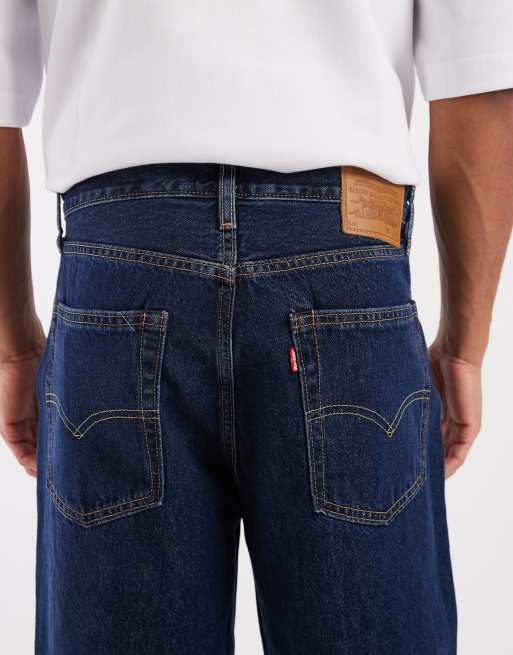 Levi's – Niebieskie, luźne jeansy z szerokimi nogawkami, 5 z 5