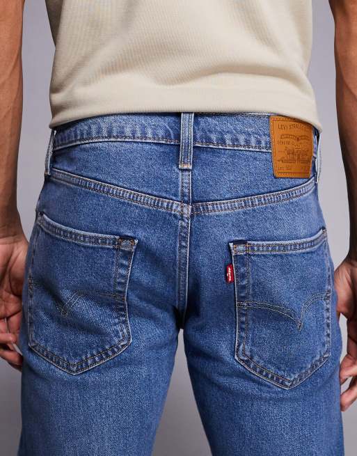 Levi's – Niebieskie zwężane jeansy 502, 4 z 5