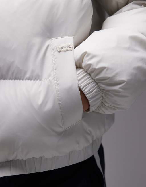 Levi's – Noe – Biała ocieplana kurtka w kowbojskim stylu, 4 z 4