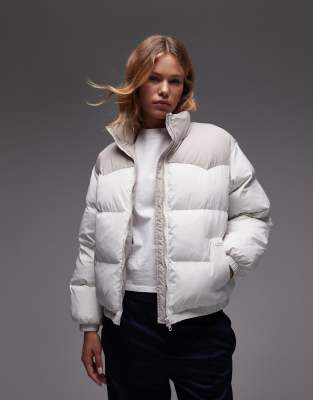 Levi's - Noe - Doudoune en nylon style western - Blanc