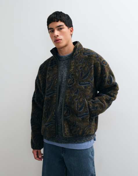 Levi's Nolan kurtka z nadrukiem, kołnierz typu funnel neck, kożuszek - view 1