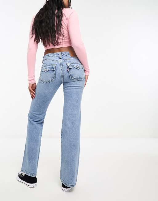 Noughties low-waist bootcut jeans