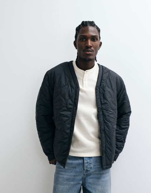 Levi's omkeerbaar geruit jack met knoopsluiting in groen, 2 van 5