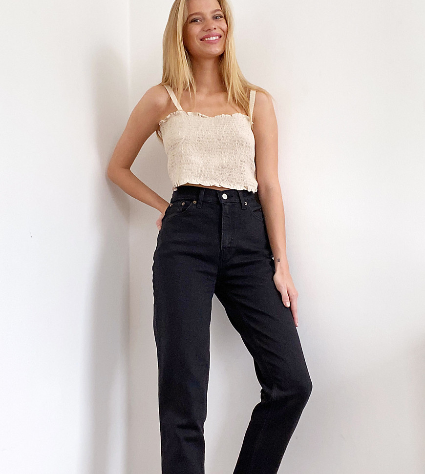 Levi's - Online - Exclusieve mom jeans in zwart