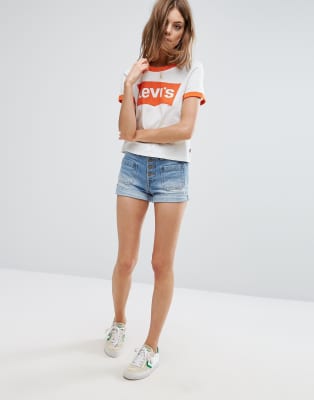 levi's orange t shirt