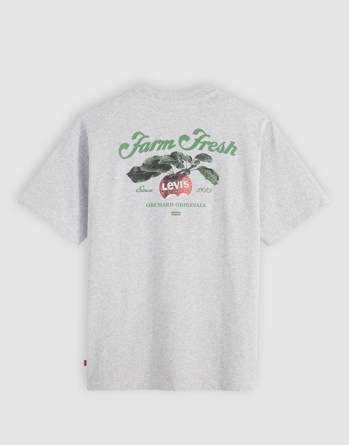 Levi's orchard farm fresh back print vintage oversized t-shirt in grey marl