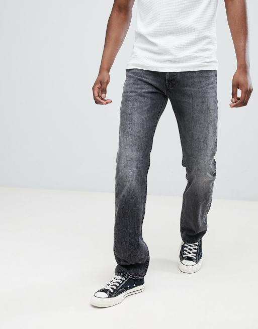 Levi's Original 501 - Jeans met rechte pijpen, normale taille en milk warp grijze wassing