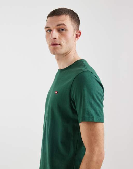 Levi's original batwing logo t-shirt in dark green, 4 of 5