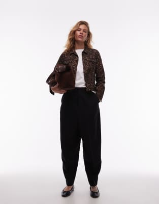 Levi's Leopard Original Trucker Jacket In Brown