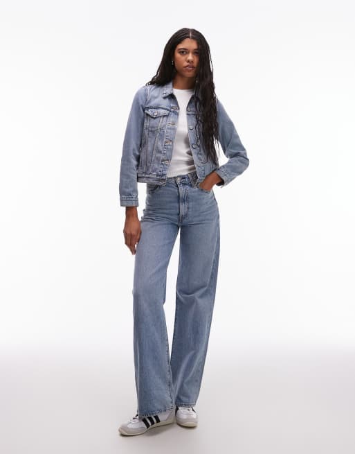 Levi's original denim trucker jacket in light wash, 2 of 4