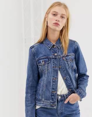 Original Denim Trucker Jacket Blue 