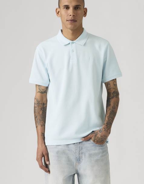 Levi's - Original - Gestreepte polo in blauw - view 1