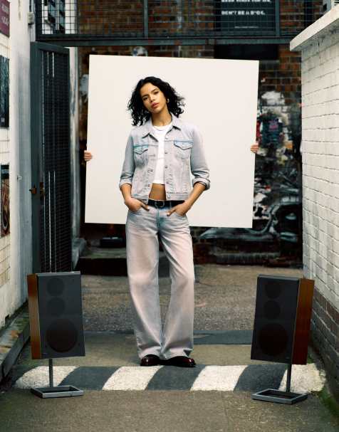 Levi's - Original - Giacca trucker in denim rosa tinta - view 1