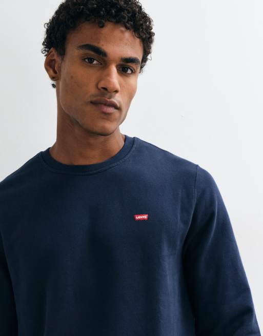 Levi's – Original Hallmark – Granatowa bluza z logo, 2 z 5