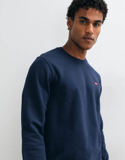 Levi's – Original Hallmark – Granatowa bluza z logo, 5 z 5