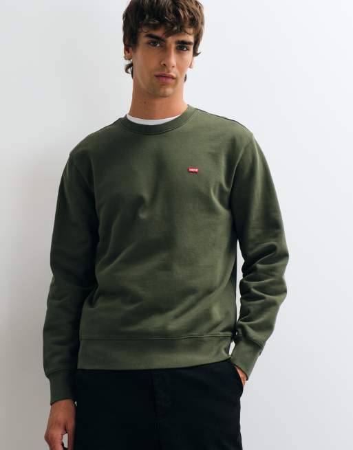 Levi's original hallmark logo sweatshirt in dark grey, 3 of 5