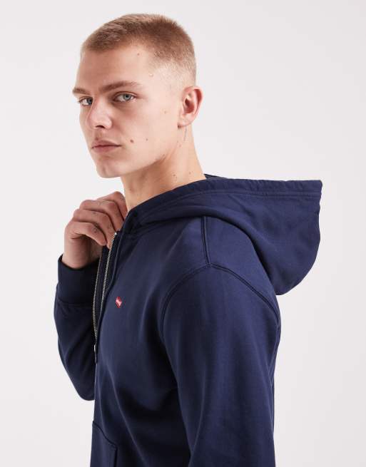 Levi's Original Hallmark Logo Sweatshirt in Mittelblau, 4 von 5