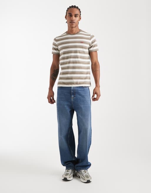 Levi's Original hallmark logo t-shirt in stripe, 2 of 5