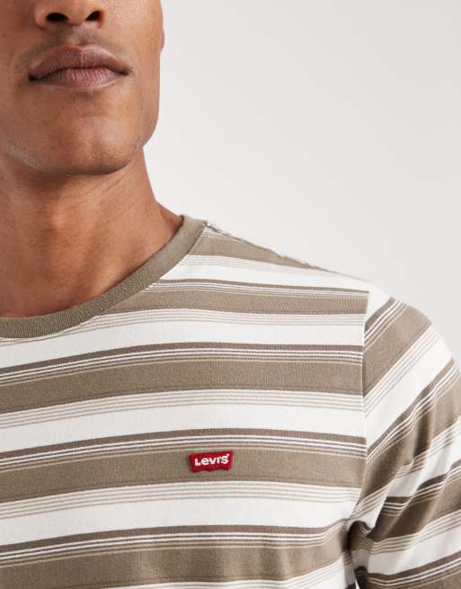 Levi's Original hallmark logo t-shirt in stripe, 5 of 5