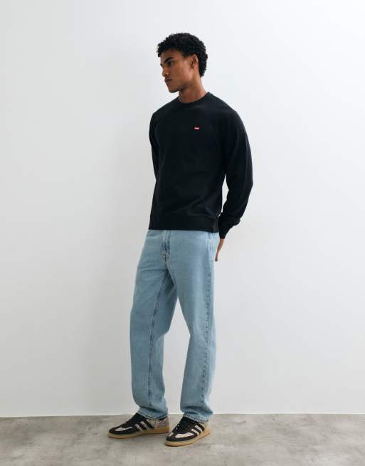 Levi's - Original Hallmark - Sweatshirt met logo in zwart, 3 van 5