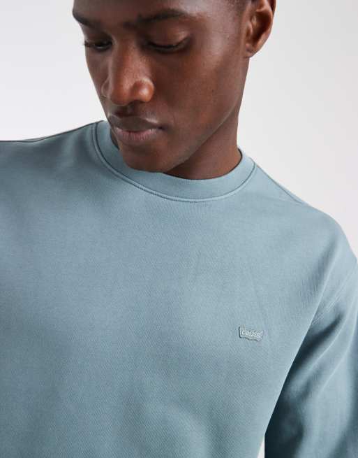 Levi's original house mark sweatshirt in blauw, 3 van 5