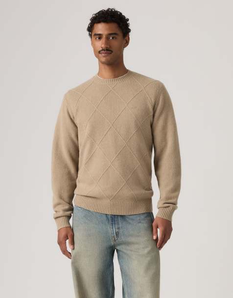 Levi's Original housemark sweater in beige - view 1