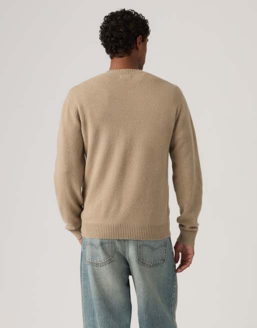 Levi's Original housemark sweater in beige, 2 of 4