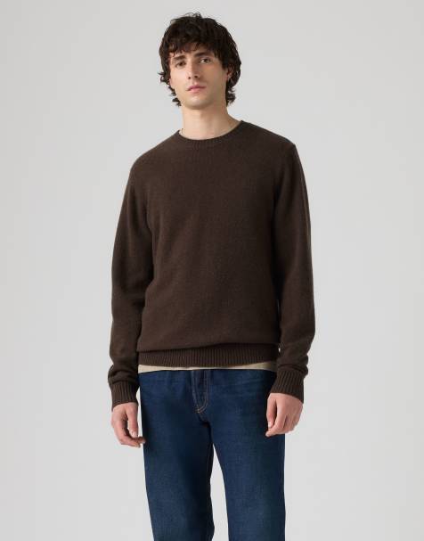 Levi's Original housemark sweater in brown - view 1