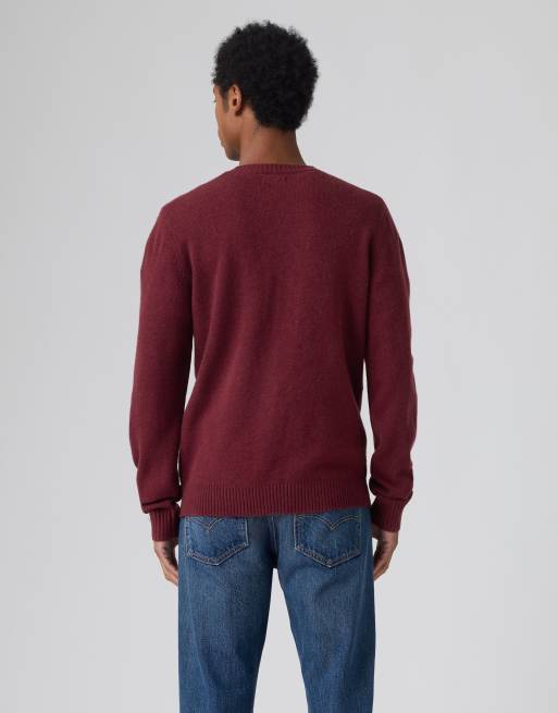 Levi's Original housemark sweater in red, 2 of 4
