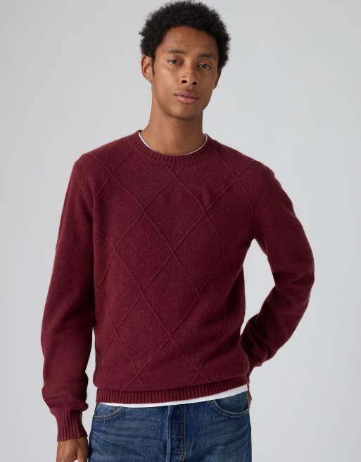 Levi's Original housemark sweater in red, 4 of 4