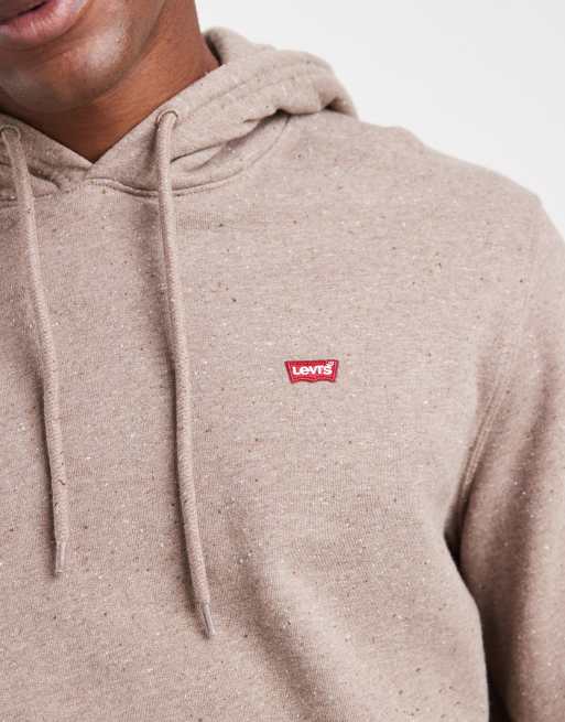 Levi's – Original – Kapuzenpullover in Beige mit Fledermaus-Logo, 5 von 5