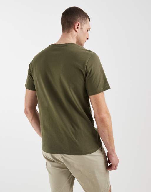 Levi's - Original - Olivengrøn T-shirt med lille flagermusvingelogo, 5 af 5