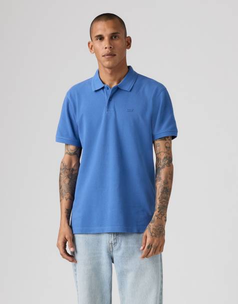 Levi's Original polo in blue - view 1